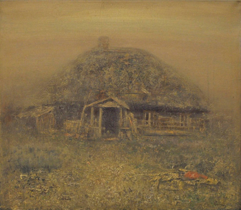 Заборов Борис Абрамович. Деревенский дом. 20 или 21 век. Частное собрание.
