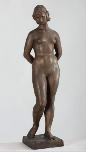Шульц Гавриил Александрович. Весна. Бронза. 43,8х14х12. 1982. Пермская государственная художественная галерея.