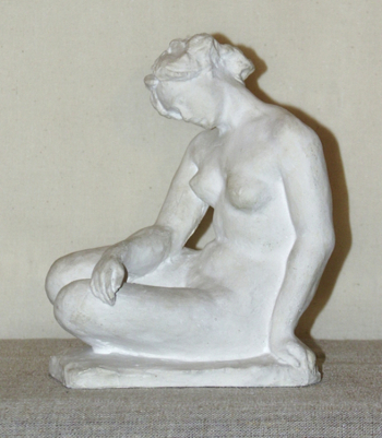 Шульц Гавриил Александрович. Зима. Гипс. 1966. Собрание семьи скульптора.
