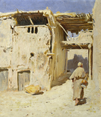 Беньков Павел Петрович. Старая Бухара. Холст, масло. 82х72. 1931. Государственный музей искусства народов Востока.