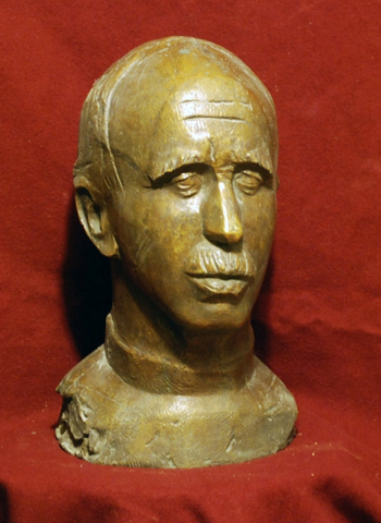Древин Андрей Александрович. Вологодский старожил. Металл. Высота 41 см. 1965. Ростовский областной музей изобразительных искусств.