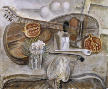 Андре Массон. Стол в студии. Холст, масло. 50х60,4. 1922. Галерея Тейт.