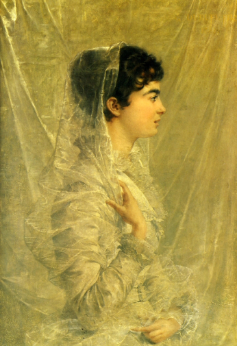 Гийом Дюбюф. Сесиль Дюбюф. Доска, масло. 49,5х35. 1881. Музей Орсе.