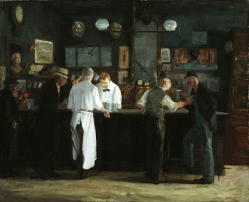 Джон Френч Слоун (Слоан). Бар `МакСорли`. Холст, масло. 66х81,2. 1912. Детройтский институт искусств.