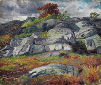 Джон Френч Слоун (Слоан). Скалы падальщика. Холст, масло. 50,8х61. 1914. Частное собрание.