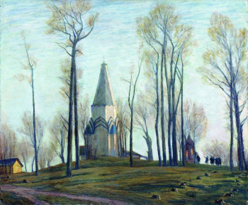 Чернышёв Николай Михайлович. Весна в Коломенском. Холст, масло. 100х120. 1956. Иркутский областной художественный музей имени В.П.Сукачева.
