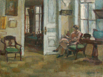 Кожевникова-Котова Зинаида Александровна. Абрамцево. Холст, масло. 44х55. 1937. Брянский областной художественный музейно-выставочный центр.