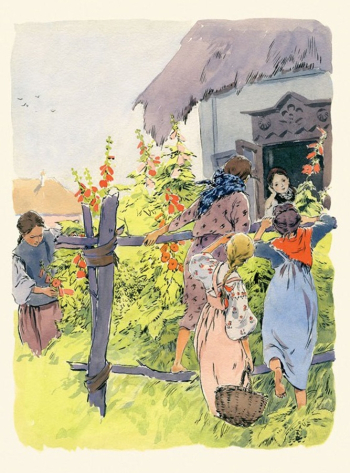 Успенская Марина Евгеньевна. Снегурочка. Иллюстрация. 20 век. Частное собрание.