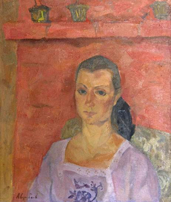 Суровцев Андрей Петрович. Женский портрет. Холст, масло. 65х45. 1986. Переславль-Залесский государственный историко-архитектурный и художественный музей-заповедник.