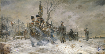 Прощание с конвоем. Триптих `Царская Голгофа`. Первая часть триптиха.