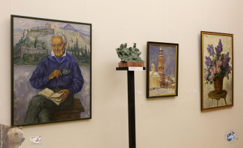 Выставка `Отец и сын Переяславцы. Живопись, скульптура`. Живопись в экспозиции выставки