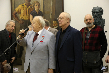 Выставка `Отец и сын Переяславцы. Живопись, скульптура`. У микрофона Церетели Зураб Константинович