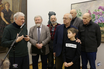 Выставка `Отец и сын Переяславцы. Живопись, скульптура`. Глухов Виктор Александрович рассказывает