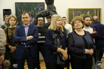 Выставка `Отец и сын Переяславцы. Живопись, скульптура`. Открытие выставки Переяславцев