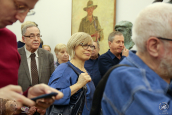 Выставка `Отец и сын Переяславцы. Живопись, скульптура`. Посетители и гости выставки Переяславцев