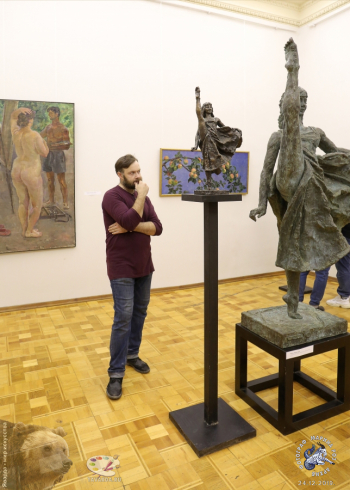 Выставка `Отец и сын Переяславцы. Живопись, скульптура`. Созерцание
