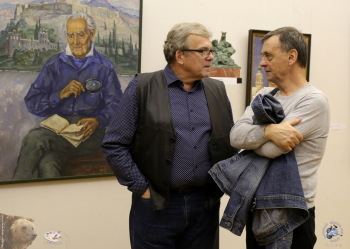 Выставка `Отец и сын Переяславцы. Живопись, скульптура`. Беседа на выставке