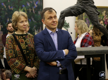 Выставка `Отец и сын Переяславцы. Живопись, скульптура`. Татьяна и Денис Ероховы