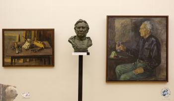 Выставка `Отец и сын Переяславцы. Живопись, скульптура`. Картины и скульптура выставки