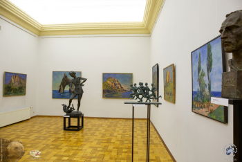 Выставка `Отец и сын Переяславцы. Живопись, скульптура`. Живопись и скульптура на выставке в РАХ