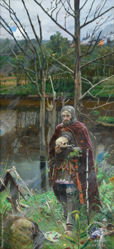 Александр Невский. Триптих `Солнце земли Русской`. Центральная часть триптиха.