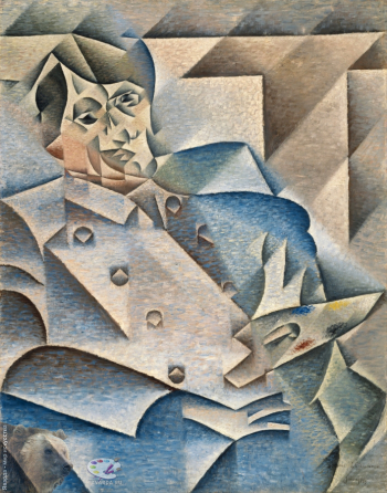Хуан Грис. Портрет Пабло Пикассо. Холст, масло. 93,3х74,4. 1912. Чикагский институт искусств.