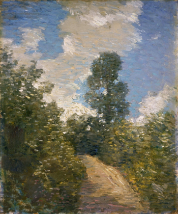 Джулиан Олден Уир. Просёлочная дорога. Холст, масло. 61х50,8. 1900-1910. Коллекция Филлипс.