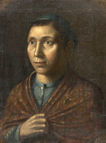 Мальков Дмитрий Васильевич. Портрет матери. Холст, масло. 46,5х35. 1880-е. Кирилло-Белозерский историко-архитектурный и художественный музей-заповедник.