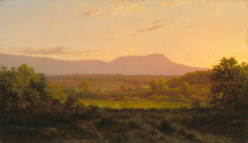 Александр Хельвиг Вайент. Мирная долина. Холст, масло. 17,7х31,1. 1872. Национальная галерея искусства (Вашингтон).