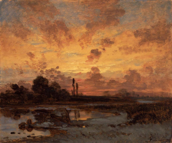 Франсуа-Луи Франсэ. Рассвет. Холст, масло. 47х56. 1878. Музей изящных искусств (Бостон).