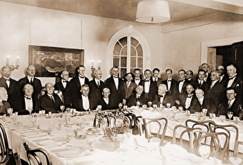 Банкет участников Ландашфтного клуба Вашингтона. 1927. Неизвестный фотограф.