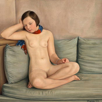Франсуа-Эмиль Барро. Пустые мечтания. Холст, масло. 81х78,5. 1933. Фонд искусства, культуры и истории (Винтертур).