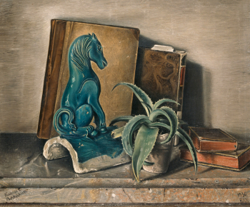 Франсуа-Эмиль Барро. Китайская статуэтка. Холст, масло. 38х46. 1930. Швейцарский институт художественных исследований.