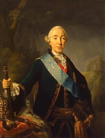 Лукас Конрад Пфандцельт. Портрет Петра III. Холст, масло. 106х82,5. 1761. Государственный Эрмитаж.