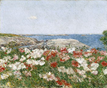 Чайльд Гассам. Маки у островной отмели. Холст, масло. 45,7х55,7. 1890. Бруклинский музей.