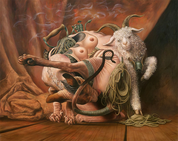 Хайди Тэйллефер. Химера. Холст, масло. 2006. Частное собрание.
