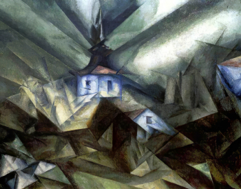 Лионель Фейнингер. Бенц VI. Холст, масло. 100х125. 1914. Частное собрание.