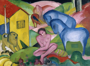 Франц Марк. Сон. Холст, масло. 100х135. 1912. Музей Тиссена-Борнемисы.