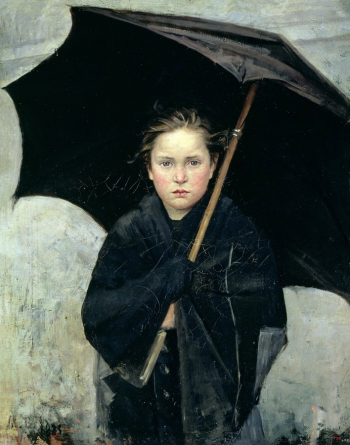 Башкирцева Мария Константиновна. Зонтик. Холст, масло. 93х74. 1883. Государственный Русский музей.