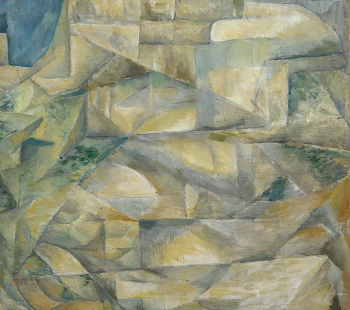 Ле-Дантю Михаил Васильевич. Гуляние в парке. Холст, масло. 80,5х71. 1910-е. Государственный музей изобразительных искусств Республики Татарстан.