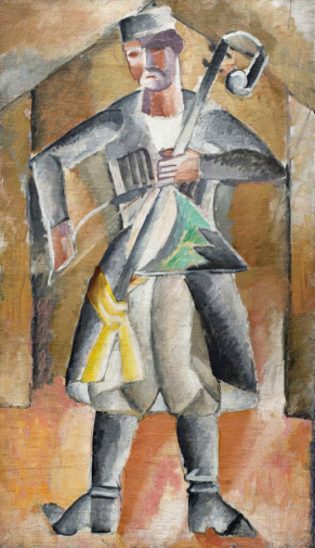 Ле-Дантю Михаил Васильевич. Сазандар. Холст, масло. 112х65,5. 1913. Государственный Русский музей.