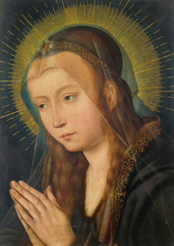 Квентин Массейс. Молящаяся Дева Мария. Доска, масло. 43х31. 1510-1515. Частное собрание.
