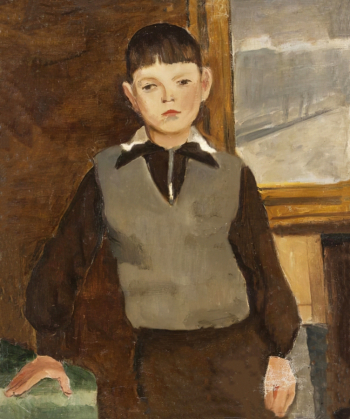 Лапшин Николай Фёдорович. Портрет сына. Холст, масло. 80х68. 1940. Государственный Русский музей.
