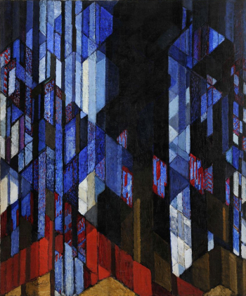 Франтишек Купка. Собор. Холст, масло. 180х150. 1912-1913. Музей Кампа.