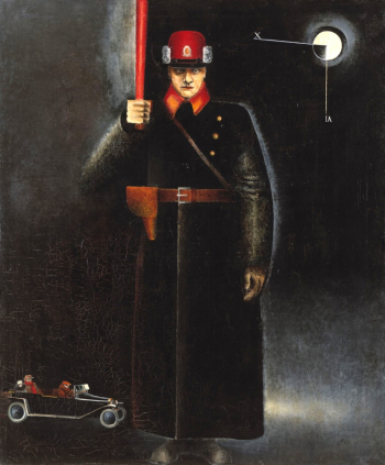 Вялов Константин Александрович. Милиционер. Холст, масло. 107х89. 1923. Государственная Третьяковская галерея.