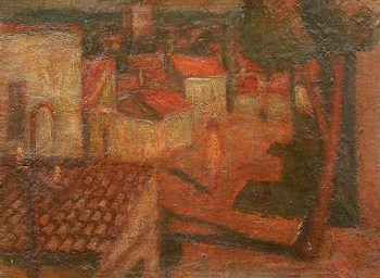 Шагинов Алексей Иванович. Старая Керчь. Картон, масло. 50х70. 1978. Таганрогский художественный музей.