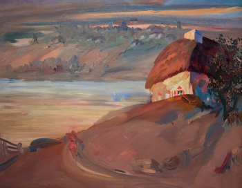Фёдоровский Фёдор Фёдорович. Тихий Дон. Холст, масло. 87х110. 1936. Государственный академический Большой театр России.
