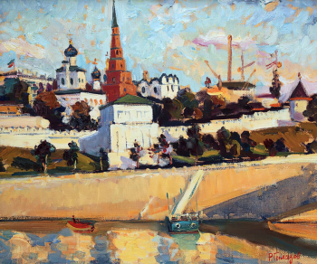 Гилазов Рашид Акмалович. Казань. Холст, масло. 48х59. 1997. Национальный культурный центр `Казань`.