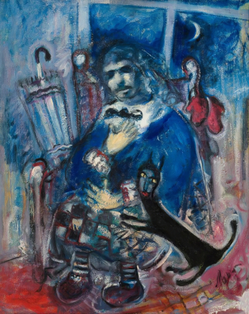 Мальцев Александр Иванович. Домовой. Холст, масло. 117х94. 1998. Самарский областной художественный музей.