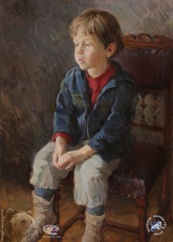 Слепушкин Дмитрий Анатольевич. Серёжа. Холст, масло. 70х50. 2011. Авторское собрание.